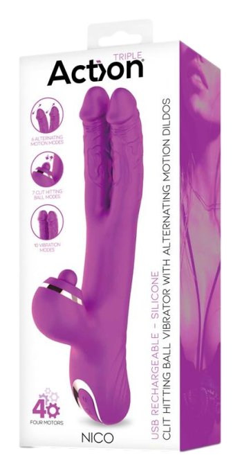 Vibro Rabbit Nico 12 x 3.7cm