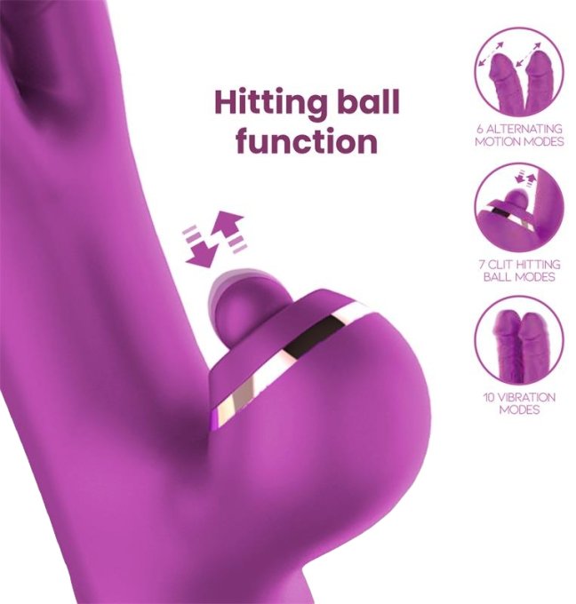 Vibro Rabbit Nico 12 x 3.7cm