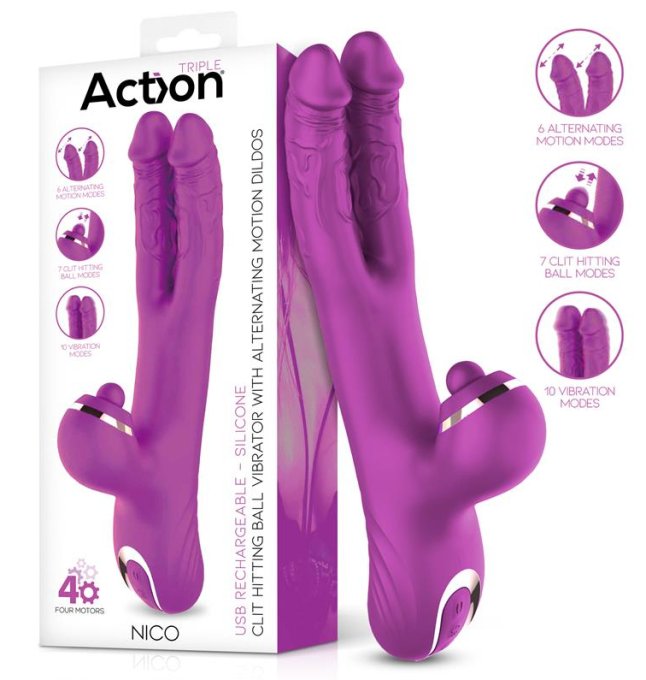 Vibro Rabbit Nico 12 x 3.7cm