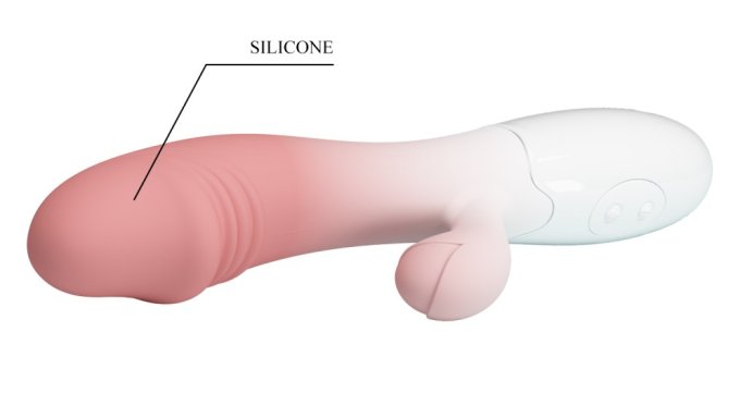 Vibro Rabbit Snappy 9.5 x 3.2cm Bicolore