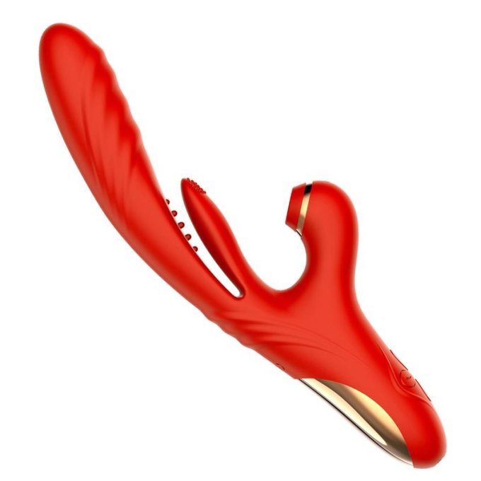 Vibro Rabbit Up & Down Flip Rouge