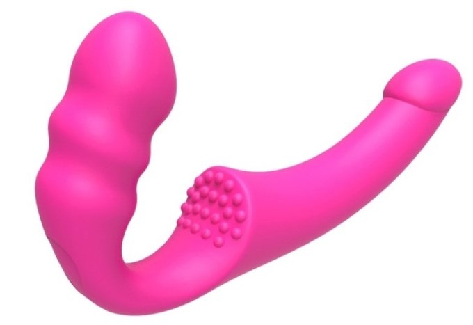 Vibro sans Harnais Pizzie 13 x 3.5cm Rose