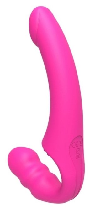 Vibro sans Harnais Pizzie 13 x 3.5cm Rose