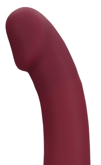 Vibromasseur sans harnais Strapless Loveline 12 x 3.8cm Violet