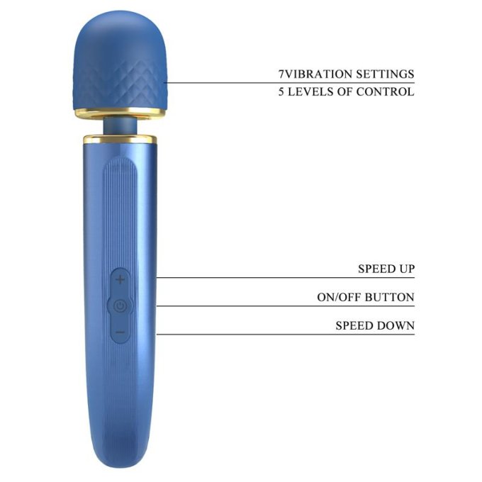 Wand Colorfull 24cm Tête 48mm Bleu