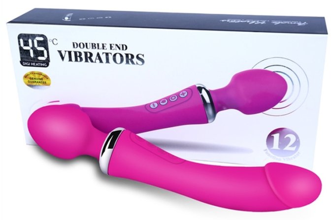Wand Double pénétration - Mauve 39 mm