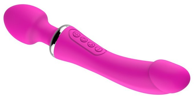 Wand Double pénétration - Mauve 39 mm