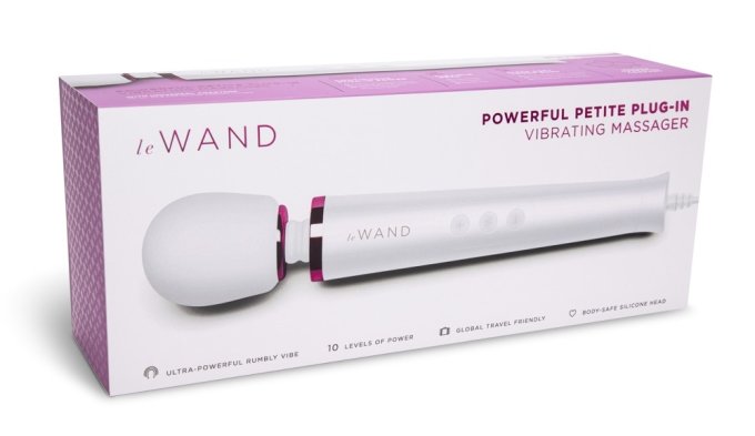 Wand Powerful Petite Plug-In 25cm Tête 47mm Blanc