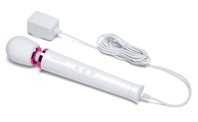 Wand Powerful Petite Plug-In 25cm Tête 47mm Blanc